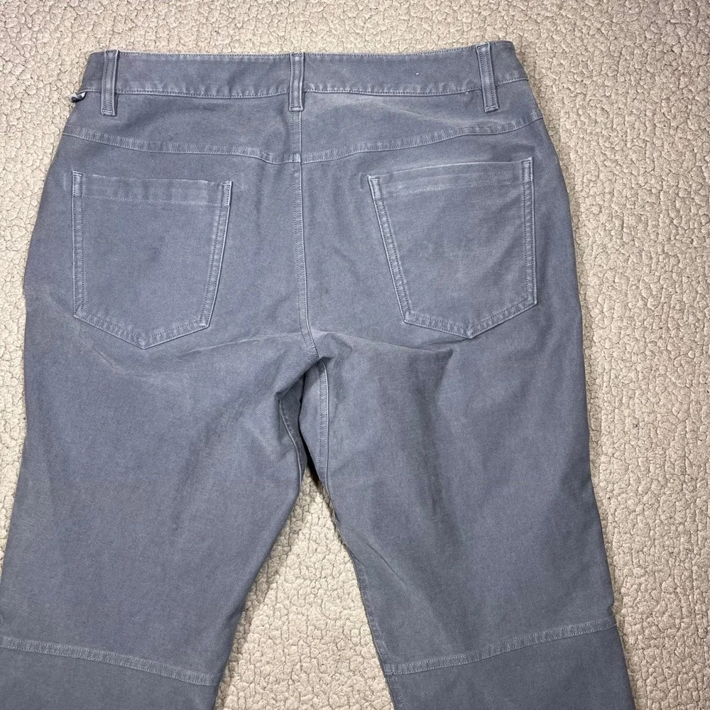 Lululemon ABC Pant Slim‎ 32 Grey Canvas 5 Pocket Trousers M5ABNS